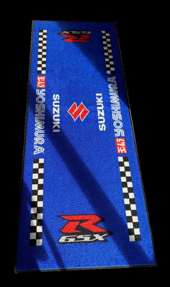Tapis Suzuki GSX-R damier Yoshimura