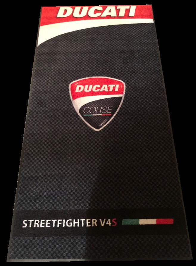 Tapis Suzuki Yoshimura damier rouge